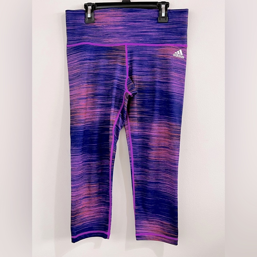 Adidas leggings. Crop length.